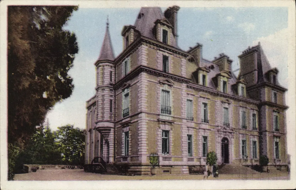 Les Halles (Rhône) — O Castelo — Editor: Goather Imp. Macon - Frente