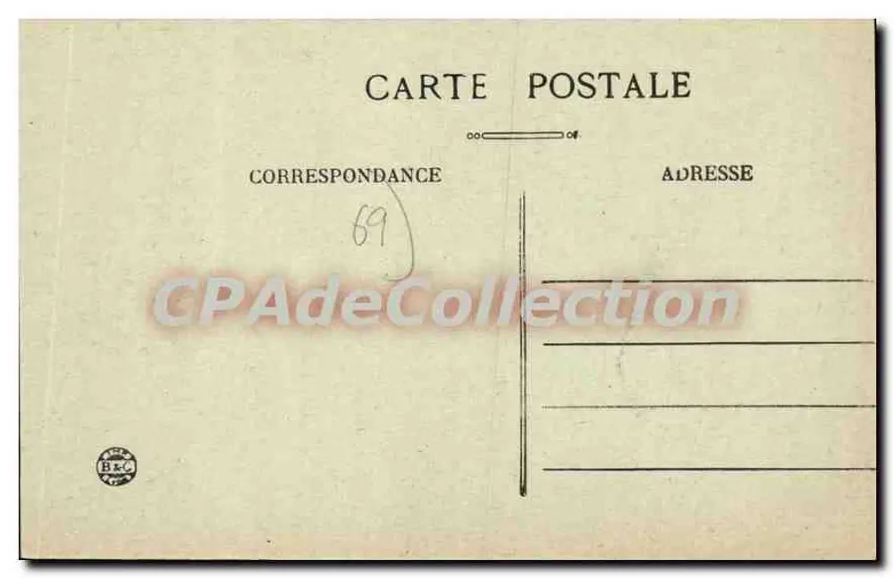 LYON — Cours Gambetta — Carrier, wydawca Zgłoszony - Rewers