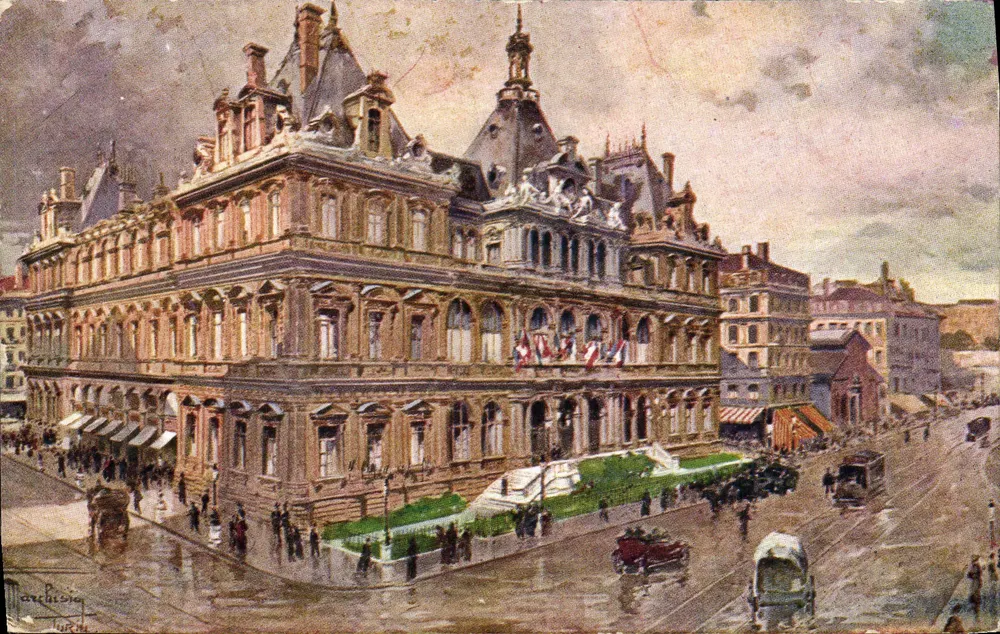 LYON - O Palácio da Bolsa — Marchisio, n°4273-7 - Frente