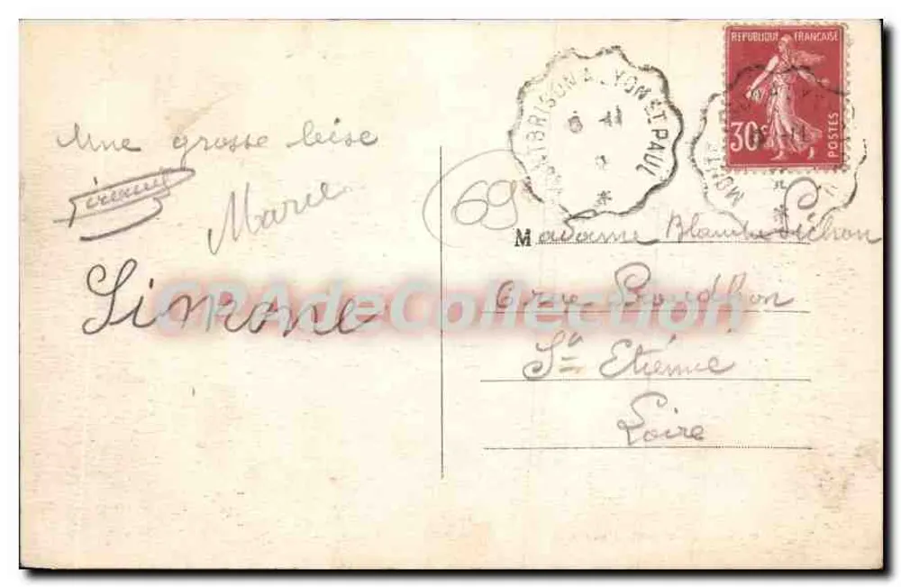 Les Halles (Rhône) — Il Castello e la Foresta — Delorme, foto-ed. L'Arbresle - Verso