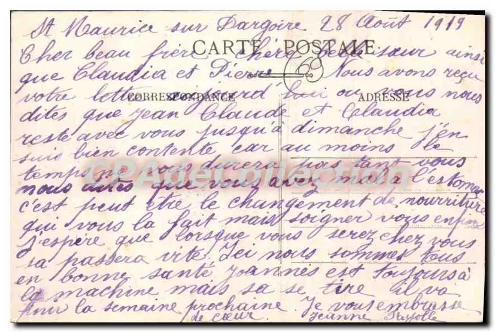 Mornant (Rhône) — Reste der römischen Aquädukte, die das Wasser des Gier nach Lyon leiteten — B. & G. Lyon - Rückseite