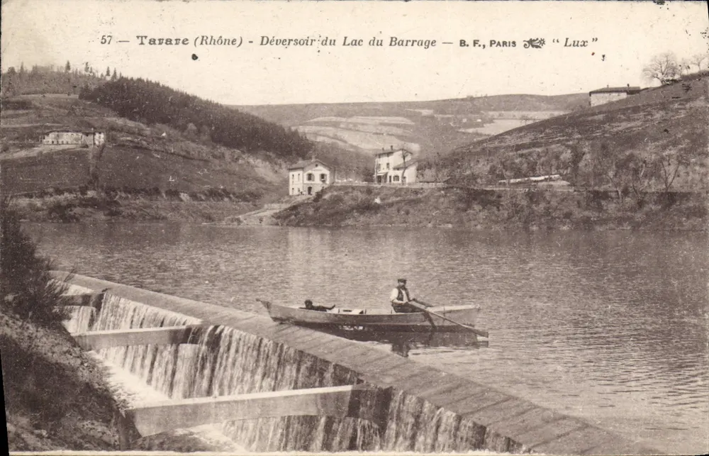 Tavares (Rhone) — Afvoer van het Meer van de Dijk — B.F., Parijs, « Lux » - Voorkant