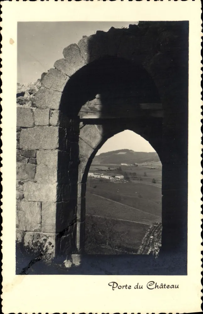 Porta do Castelo — Saint-Martin-en-Haut (Rhône) — Fototipia - Frente