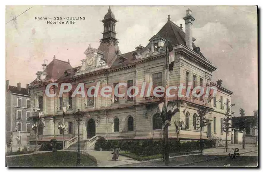Oullins — Hotel de Ville — Rhône — CPAPHIL - Frente