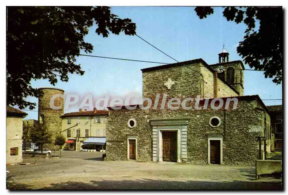 Die Kirche Saint-Pierre und die Turm — Grigny (Rhône) — Editions 'LA CIGOGNE' - Vorderseite