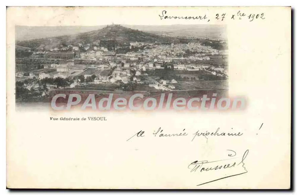 Vista Geral de Vesoul — editor desconhecido, número de série não visível - Frente