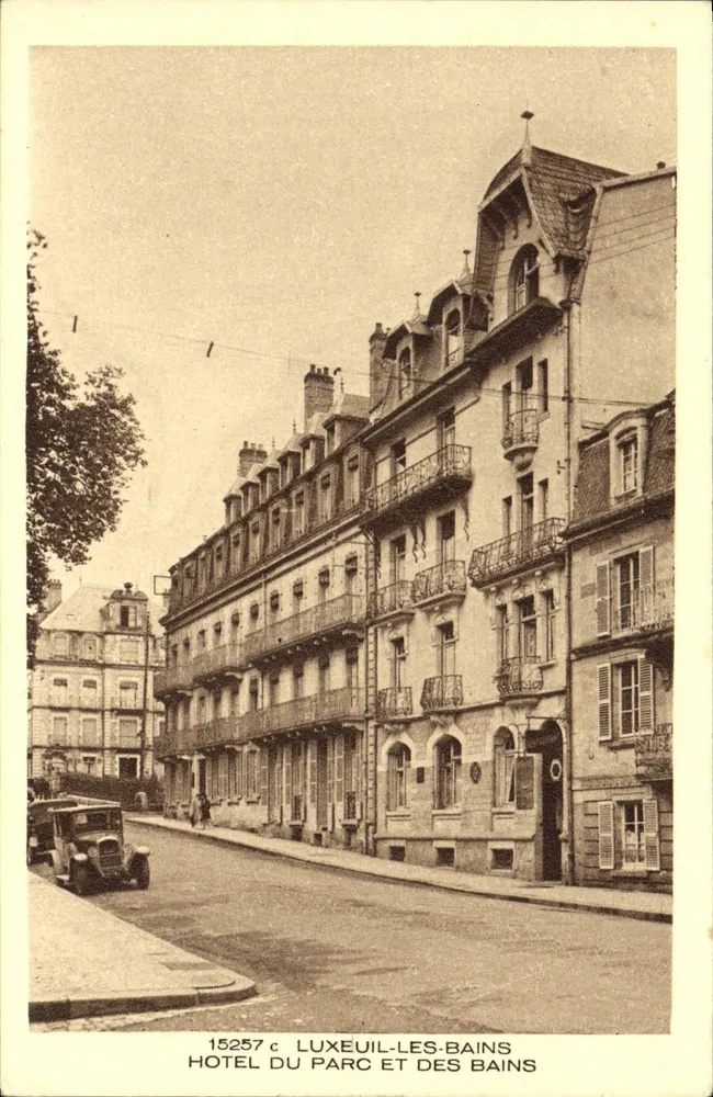 Hotel du Parc et des Bains — Luxeuil-les-Bains — Verlag Braun & Cie - Vorderseite