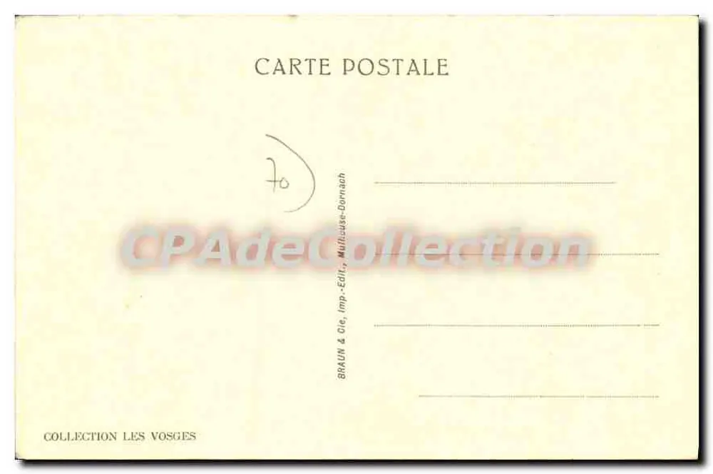 Hotel du Parc et des Bains — Luxeuil-les-Bains — Verlag Braun & Cie - Rückseite