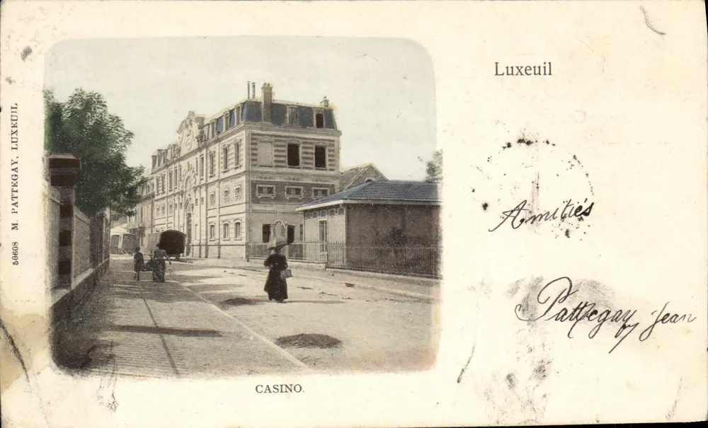 Cassino em Luxeuil — editor M. Pattegay, n° 59603 - Frente