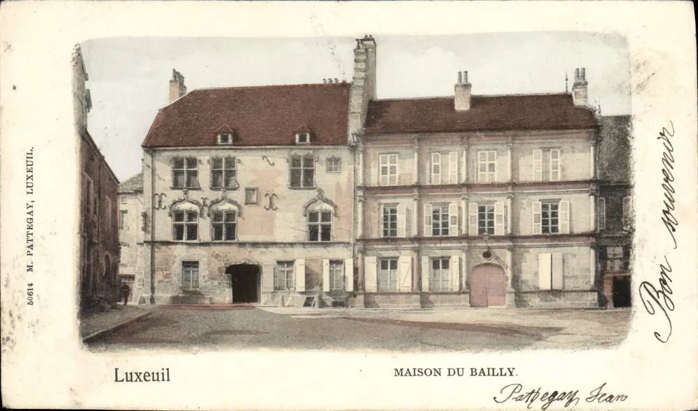 Luxeuil — Maison du Bailly — M. Pattegay, Luxeuil - Frente