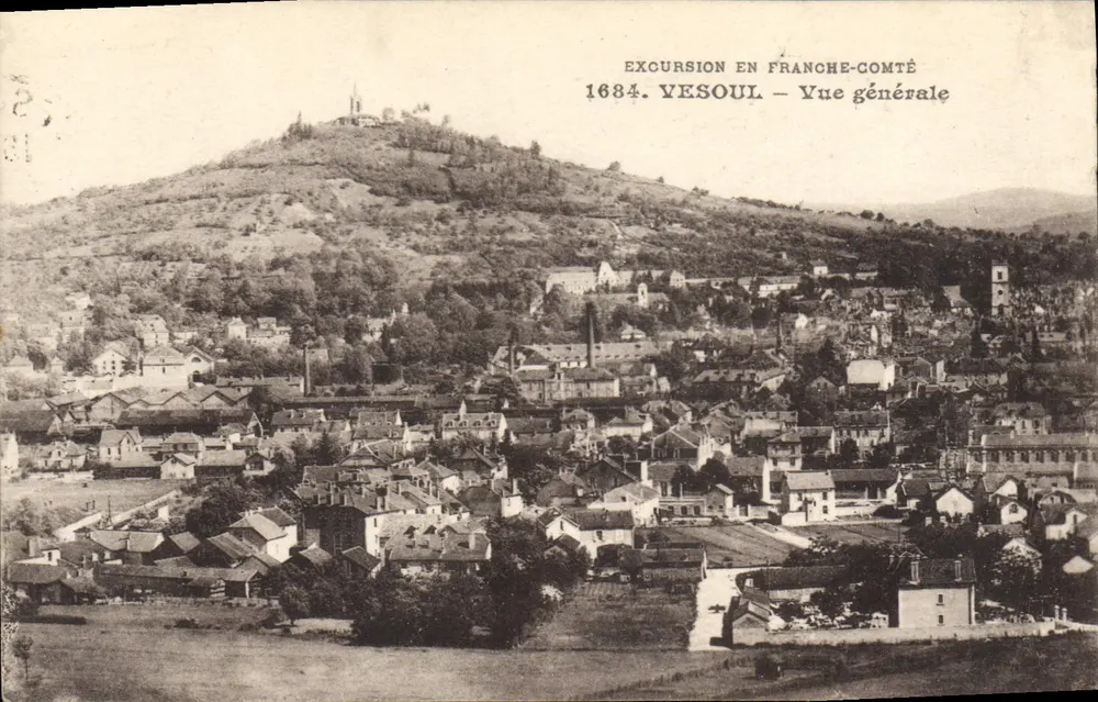 Vesoul — Vista geral — Excursão na Franche-Comté, 1884 - Frente