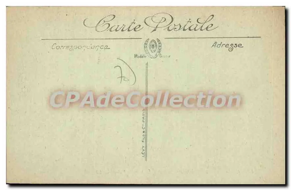VESOUL — Die Kirche Saint-Georges und die Rue du Palais — LL. - Rückseite