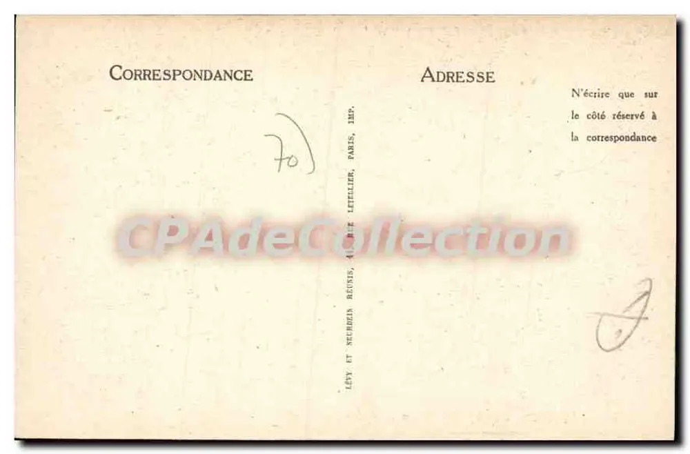 LUXEUIL-LES-BAINS — A Fonte Netuno — LL - Verso