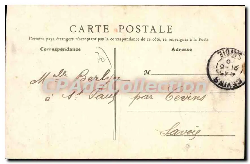 Luxeuil-les-Bains (Haute-Saône) — Quelle der Hygie — B.F. Paris n°6 - Rückseite