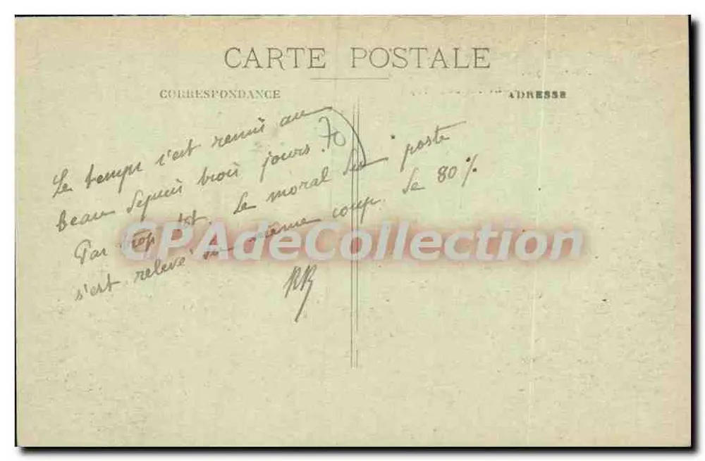 Ronchamp (Haute-Saône) — Kapelle Notre-Dame-du-Haut (vor dem Brand) — Verlag nicht sichtbar - Rückseite