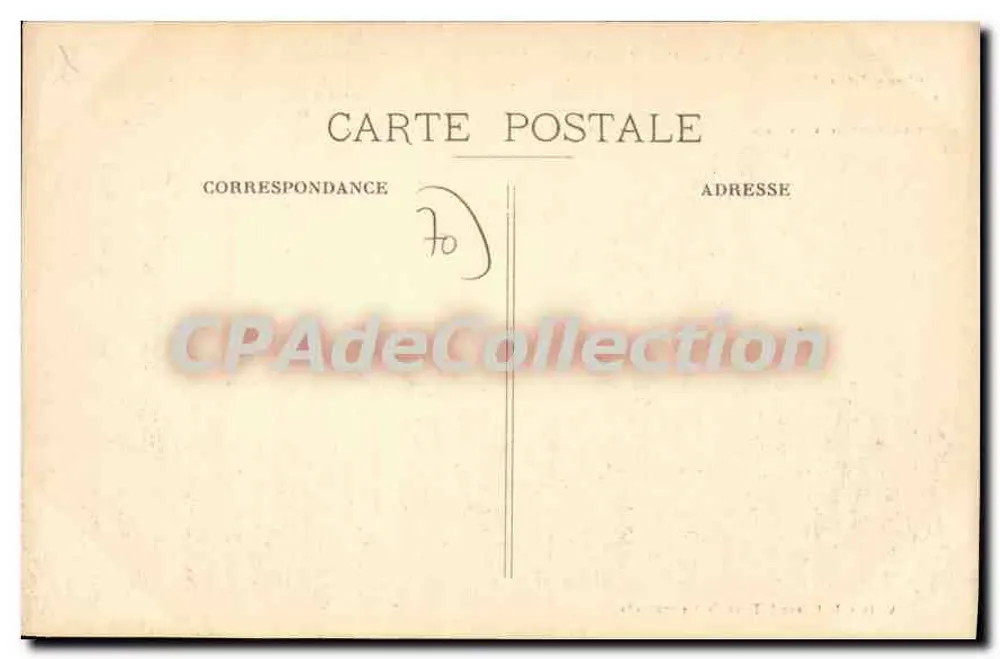 Luxeuil-les-Bains — Il Presbiterio e la chiesa — A. David, n° 530 - Verso