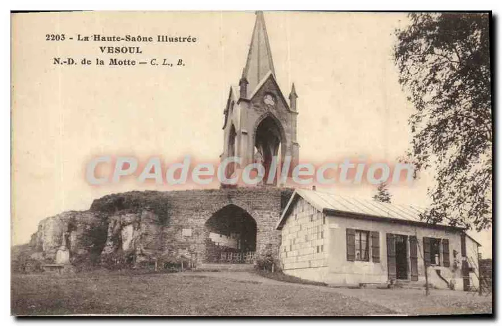 N.-D. de la Motte — Vesoul — Ilustrada La Haute-Saône, n°2203 - Frente