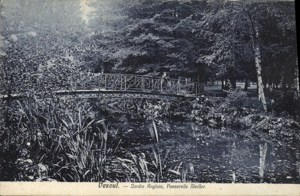 Vesoul — Englischer Garten, Meiller-Brücke - Vorderseite