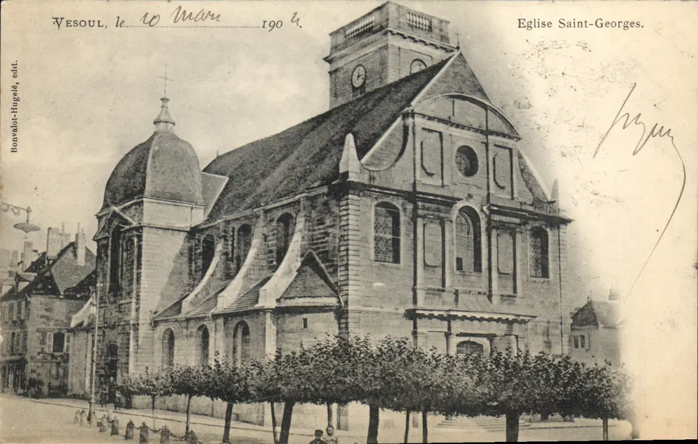 Vesoul — Igreja de São Jorge — Bonvalot-Hugelé, editor - Frente