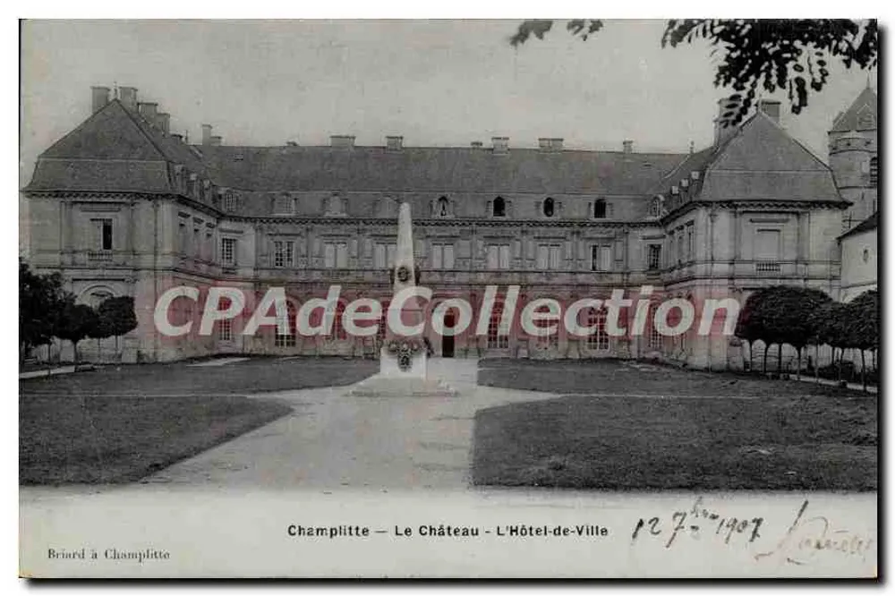 Champlitte — O Castelo - O Hotel de Ville — Brinard em Champlitte - Frente