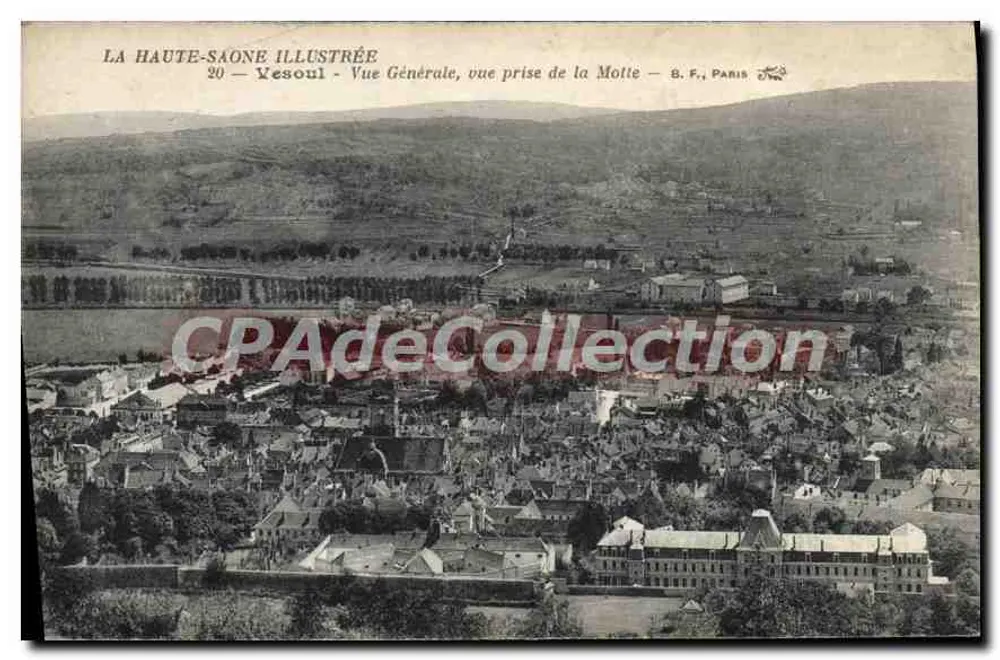 Yesoul — Allgemeiner Blick, Aufnahme von der Motte — B. F., Paris - Vorderseite
