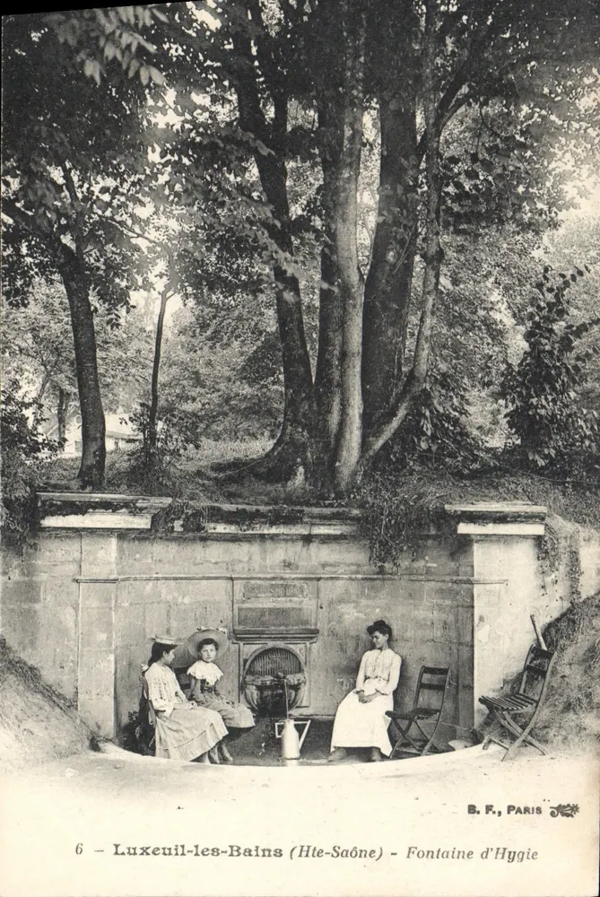 Luxeuil-les-Bains (Hte-Saône) — Fontaine d'Hygie — B. F., PARIS - Vorderseite