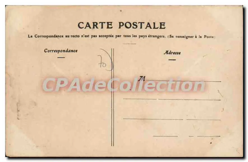 LUXEUIL-LES-BAINS — O Estabelecimento Termal — Histórico da Alta-Saône, n° 70 - Verso