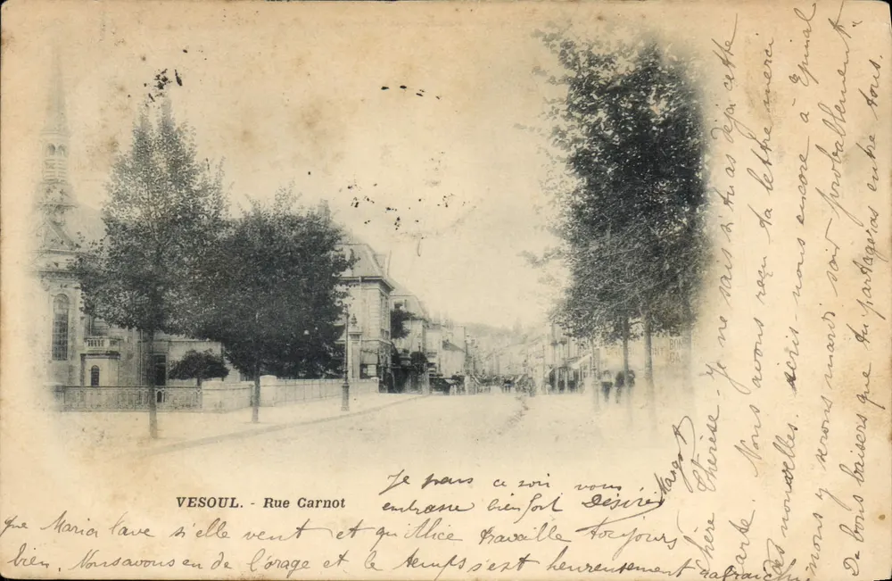 Vesoul - Rue Carnot — editor anônimo, sem número de série visível - Frente