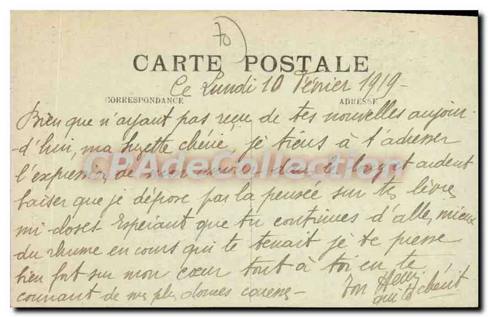 LUXEUIL-les-BAINS — Fontäne Neptun — Place du Collège — Illustriertes Luxeuil-les-Bains - Rückseite