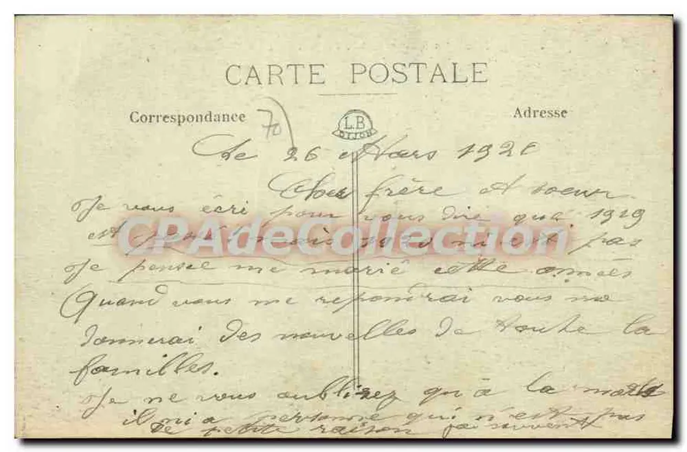 Pittorelle-Ansicht von Haute-Saône — GY — Eminence — CLB - Rückseite