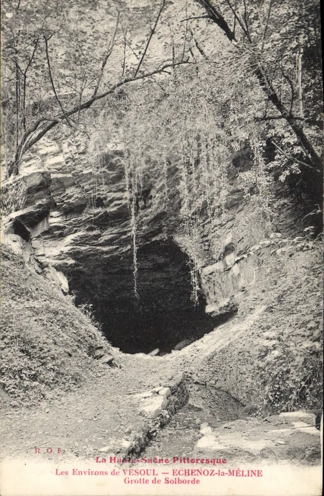 Höhle Solborde — Umgebung von Vesoul — Echénoz-la-Mélène - Vorderseite