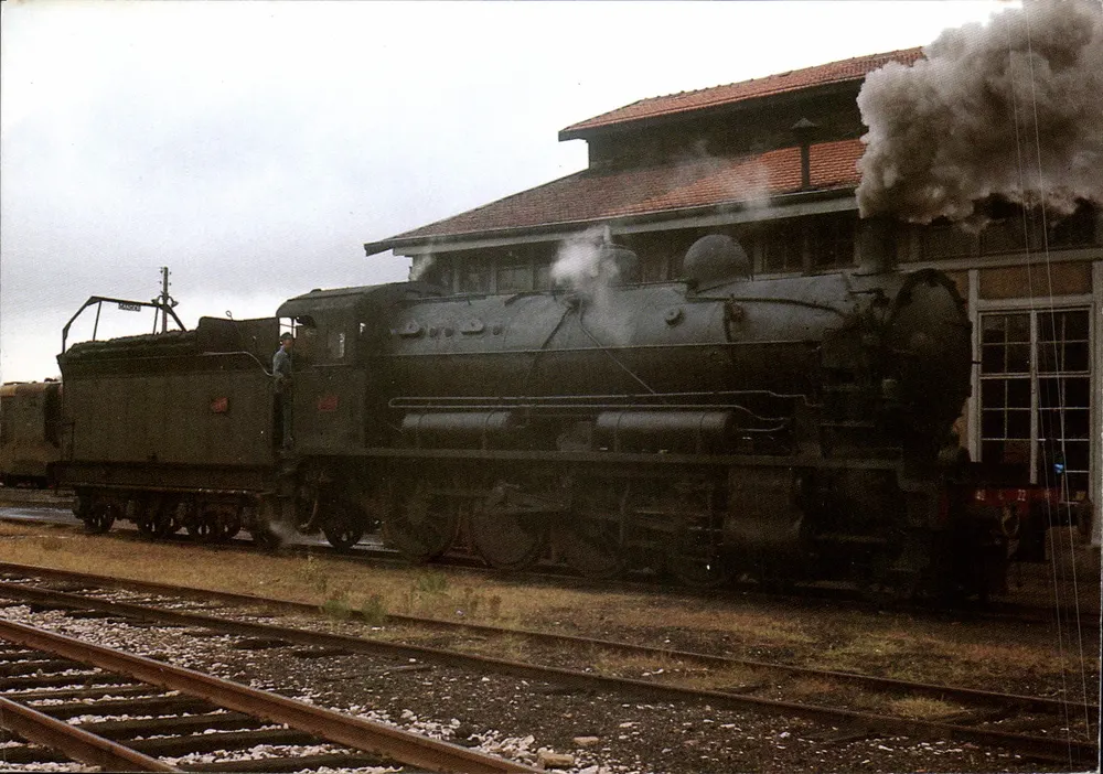 Gray (70) — Lokomotive 140 C 22 am Depot — Verlag AL - Vorderseite