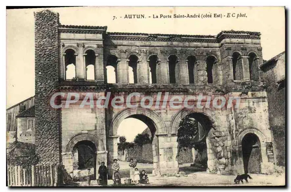 Autun — Portal Świętego Andrzeja (strona wschodnia) — ÉC p bol. - Awers