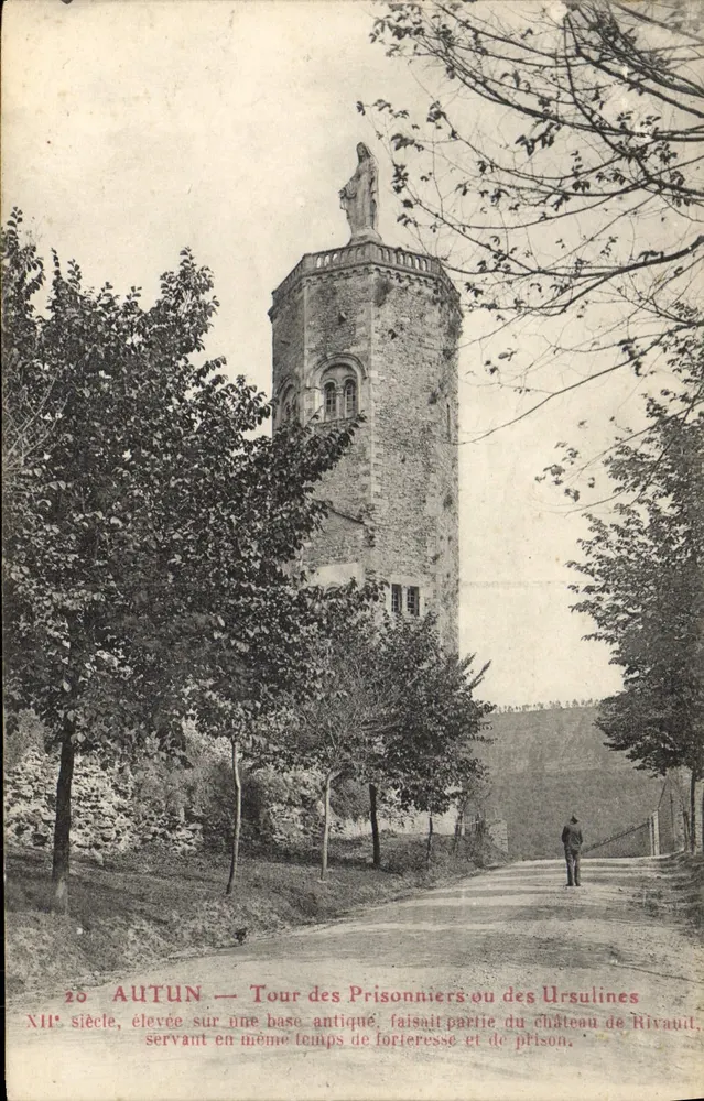 Autun — Turm der Gefangenen oder der Ursulinen — 12. Jahrhundert, unbekannter Verlag, Nr. 20 - Vorderseite