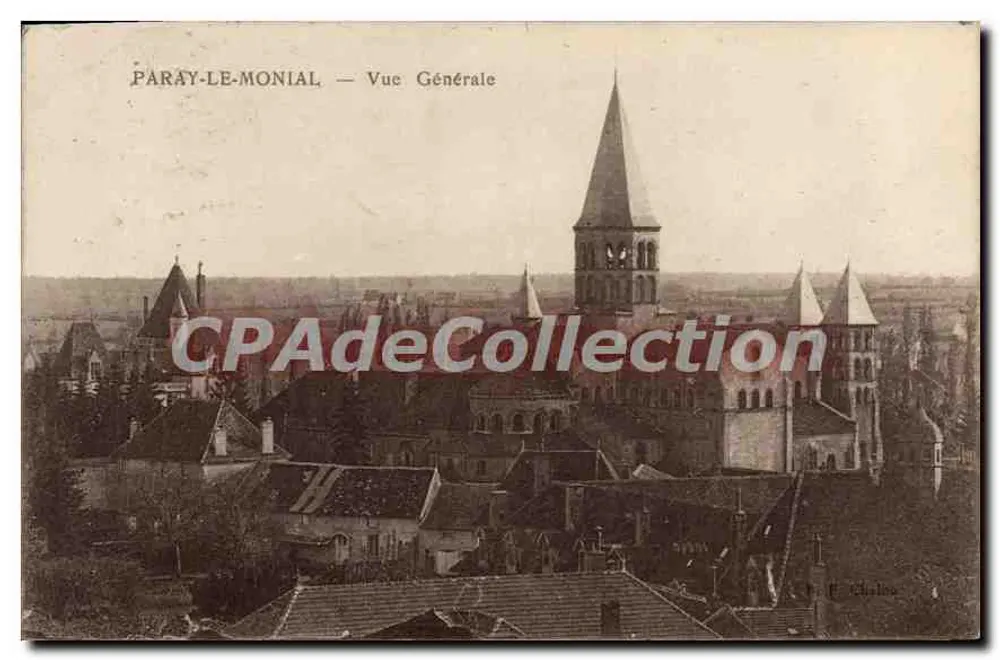 Paray-le-Monial — Vista Geral — E. Chalou - Frente