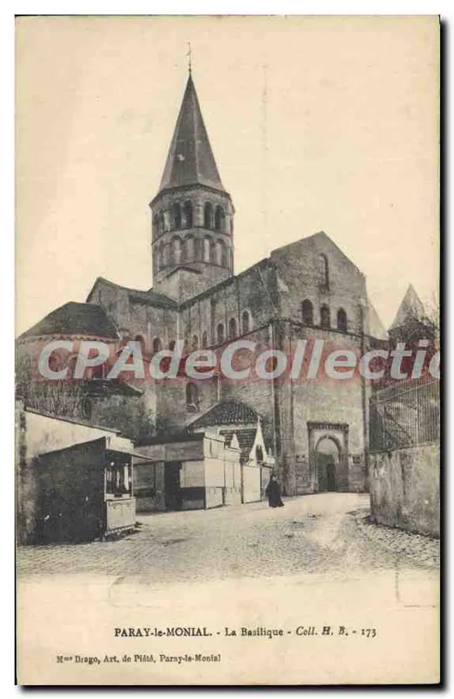 Paray-le-Monial - Bazylika — Pani Drago, Sztuka, z Paray-le-Monial, Zbiór H. B., n° 173 - Awers