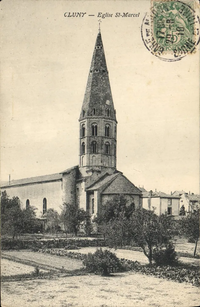 Cluny — Igreja de São Marcelo — Editor não identificado - Frente
