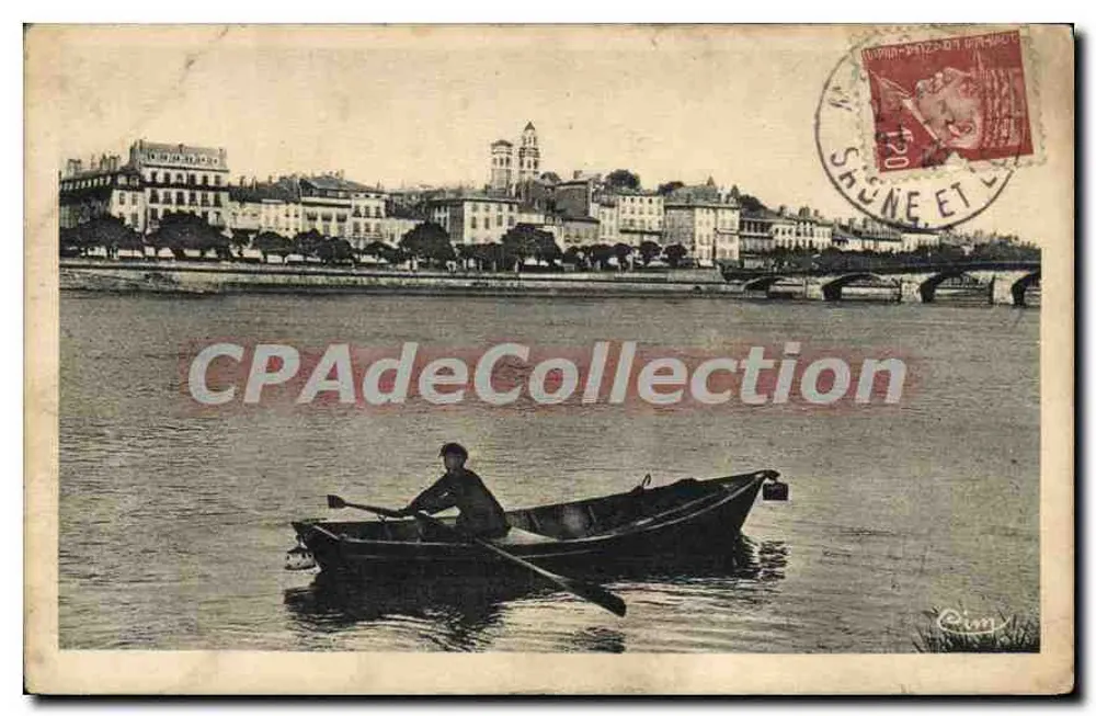 Vista de Mâcon — Saône e Loire — editor C. van - Frente