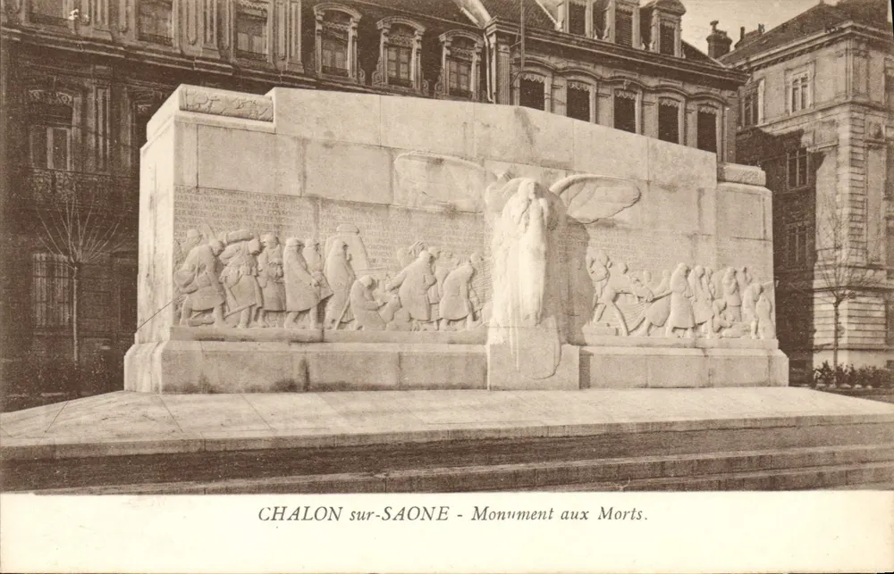 Chalon-sur-Saône — Monument aux Morts — editor não identificado, número de série não visível - Frente