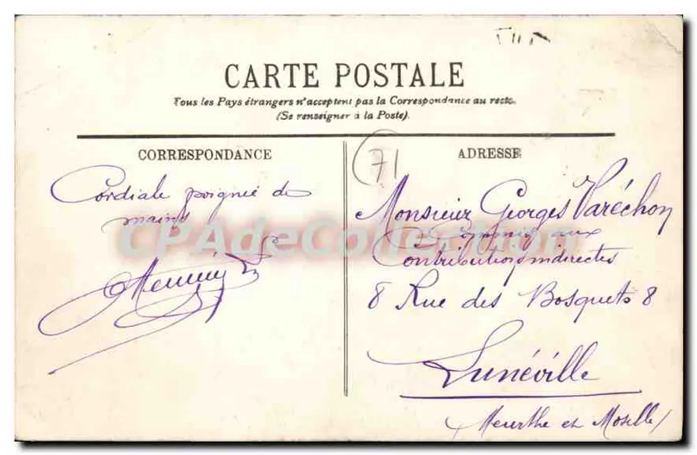 Chalon-sur-Saône — Der Platz des Rathauses — LL. n°20 - Rückseite