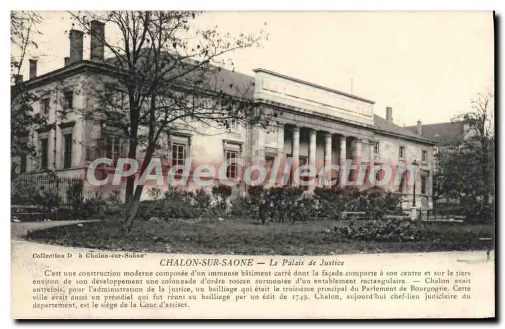 Chalon-sur-Saône — O Palácio da Justiça - Frente