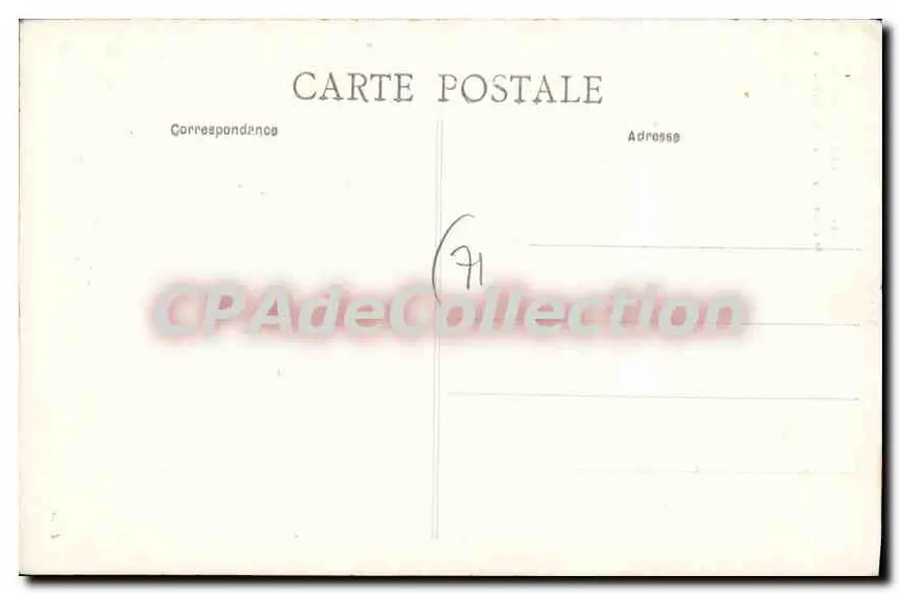 Paray-le-Monial — Monumento dos Combatentes — editor L.P.D. - Verso