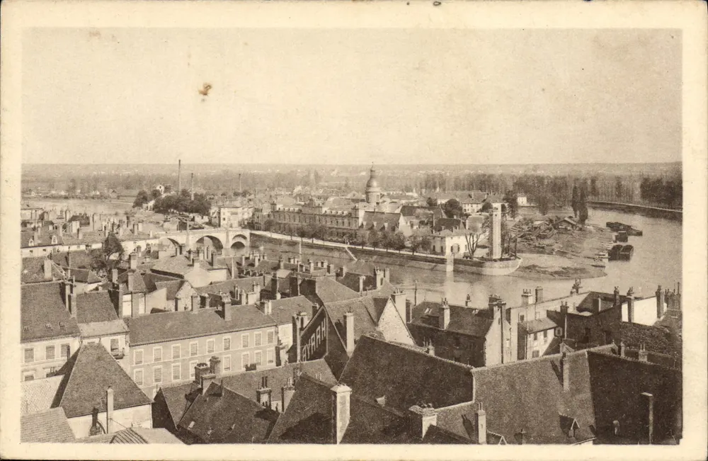 Chalon-sur-Saône — Visão geral do Bairro St-Laurent — IMP. BOUNDENEAU, CHALON-sur-SAÔNE - Frente