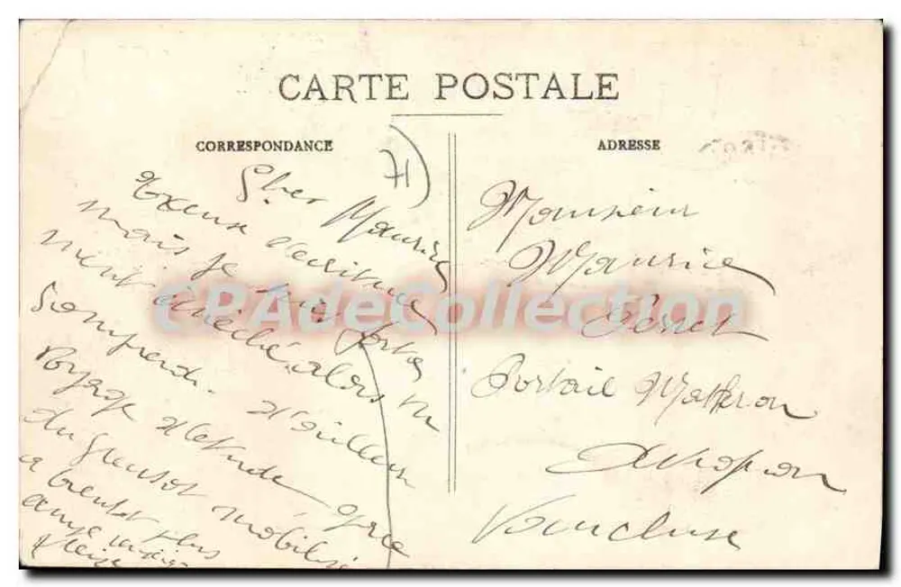 LE CREUSOT — Usinas Schneider — Marteau-Pilon (100 toneladas) — A. Duret, impressor-editor - Verso