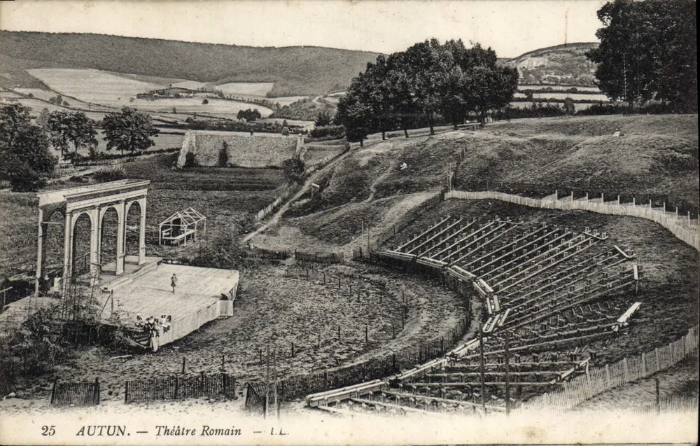 Autun — Teatro Romano — L.L. n°25 - Frente