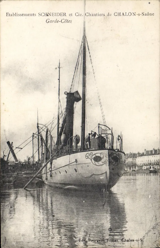 Schneider und Co. Werft — Chalons-sur-Saône — Verlag Bourgeois Frères - Vorderseite