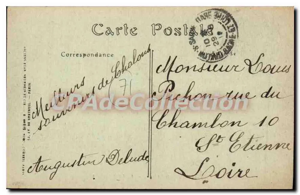 Chalon-sur-Saône — Het Kleine Creusot — ND Fot. - Achterkant