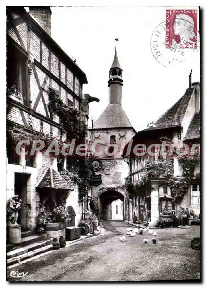 Bourbon-Lancy — Le Beffroi et la Maison de Bois — Gras - Recto