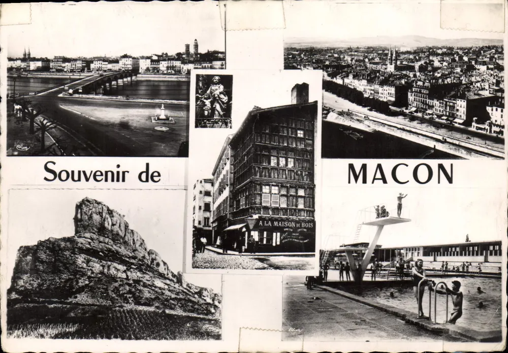Macon — Pamiątka z Macon — Wydawca C. C. (C. C. - 12) - Awers
