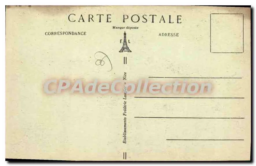 Bertemont-les-Bains (A.-M.) — Vue sur le Plateau — FL. — N° 172 - Verso